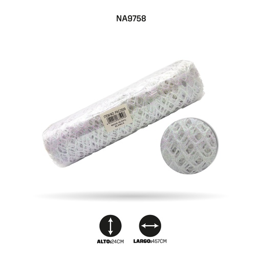 [NA9758] MALLA ESCARCHA TORNASOL - PAC3509 [PAC3509]