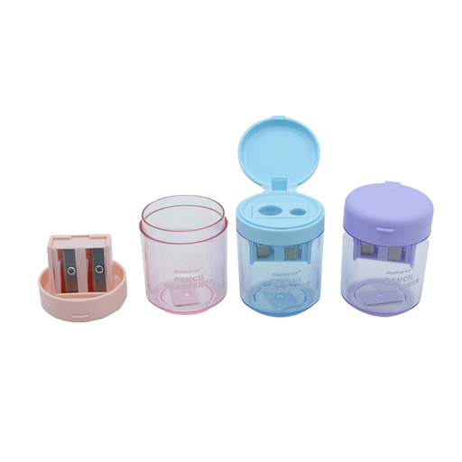 [PA9783] SACAPUNTA BARRIL DOBLE DEPOSITO COLORES PASTEL 809 [PAC3215]