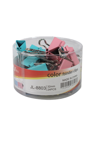 [PA9817] GANCHO LOTERO COLORES PASTEL DISPLEY X 24 UND 32MM [PAC3263-9817]