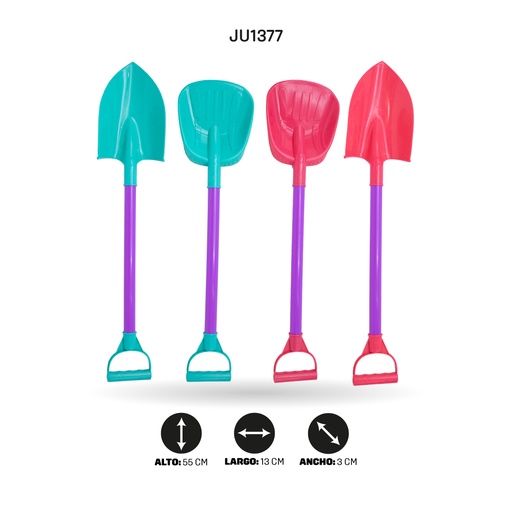 [JU1377] PALA DE PLAYA GRAN X5 PIEZAS [KX91-A35]