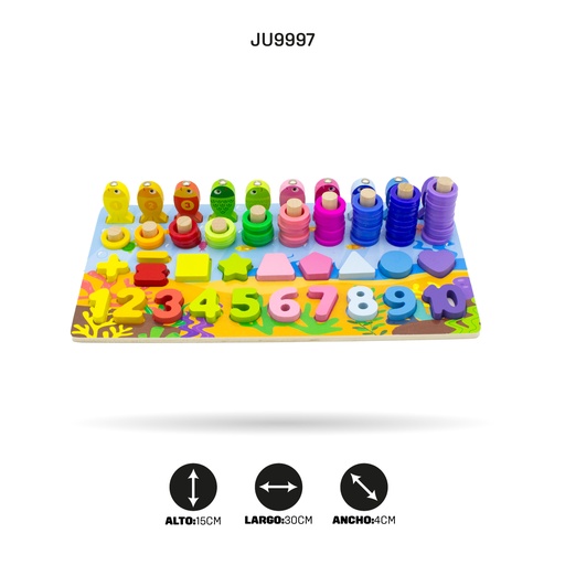 [JU9997] ENCAJABLE DE PESCA DIGITAL SEIS EN UNO [1970-143]