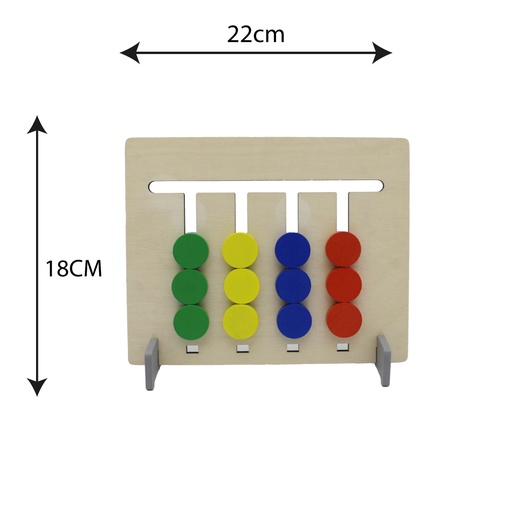 [JU10052] JUEGO DE LOGICA CUATRO COLORES  [1970-167]