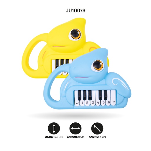 [JU10073] PIANO ELECTRÓNICO FIGURA DINOSAURIO [123-2]