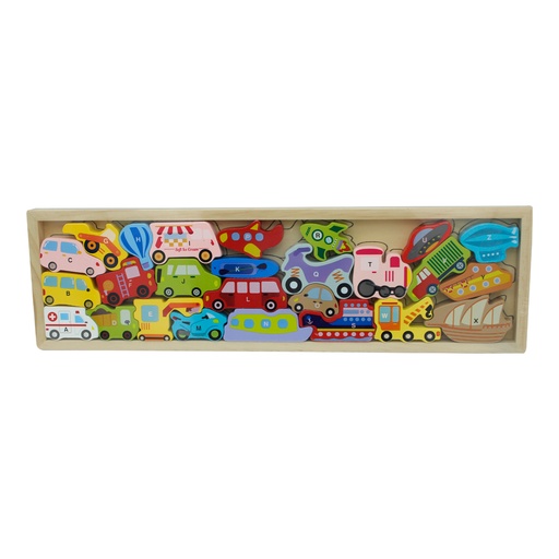 [JU10149] ROMPECABEZAS DE CARROS RECTANGULAR [1970-3]