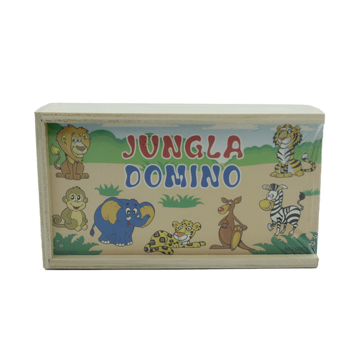 [JU10180]  DOMINÓ MADERA VARIOS IDIOMAS INGLÉS/ESPAÑOL/ÁRABE [1970-34]