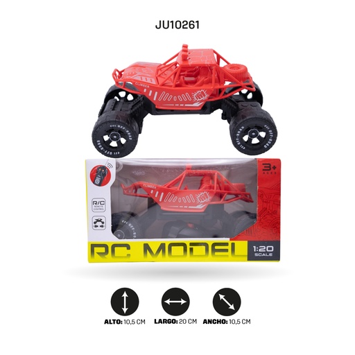 [JU10261] VEHÍCULO TODOTERRENO BIDIRECCIONAL CON RADIOCONTROL [868-1A]