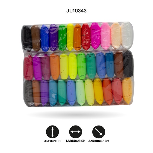 [JU10343] FOAMY MOLDEABLE x 36 UND [PAC4503]