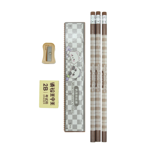 SET LAPICES HB SACAPUNTA REGLA PQT X32 [PAC3124]