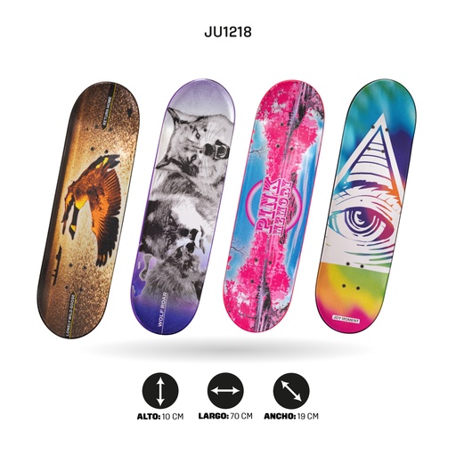 [JU1218] TABLA PATINETA FINA CON LUZ  808 [PAC3272]