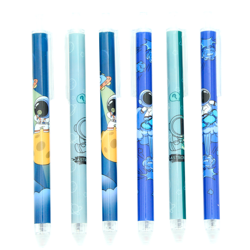 [PA1220] BOLIGRAFO RETRACTIL O,5MM BORRABLE ASTRONAUTA MP-6021 DISPLEY X 6 UND KW [PAC3003]