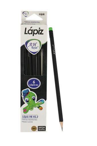 [PA35U] LAPIZ AH ROYAL NEGRO HB  # 2 [PAC2511]