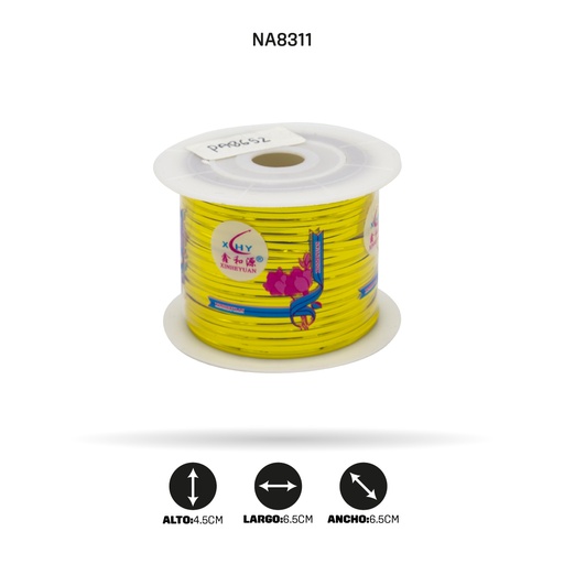 [NA8311] ALAMBRE DE COLORES 50 YARD (45M) DORADO [PAC3652]