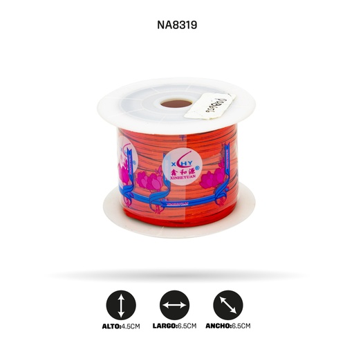 [NA8319] ALAMBRE DE COLORES 50 YARD (45M) ROJO [PAC3656]