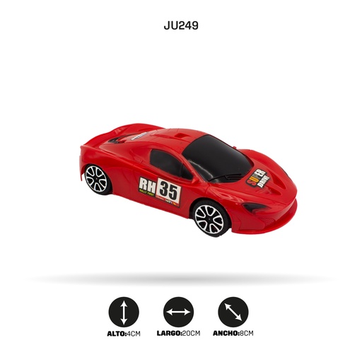 [JU249] CARRO MODELO DEPORTIVO INERCIAL [FCJ0585605]