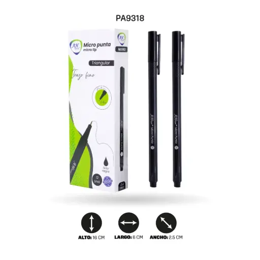 [PA9318] MICRO PUNTA AH ROYAL PUNTA FINA 0,4MM X12 UND [PAC3265] DISPLAY X 12