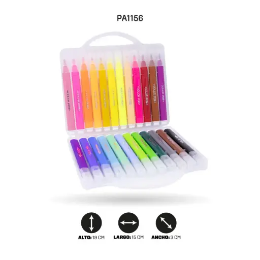 [PA1156] PLUMON LAVABLE 24COLORES [PAC4080]