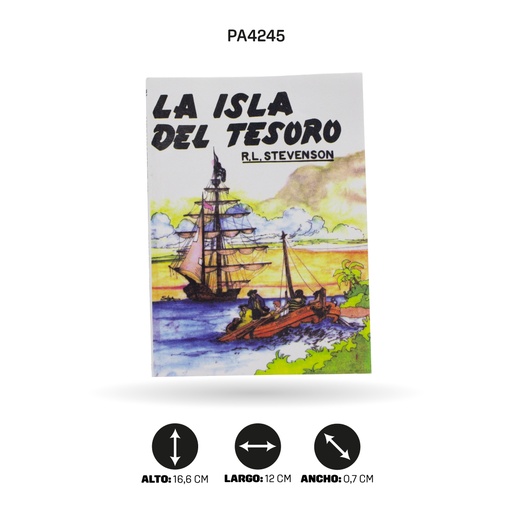 [PA4245] LIBRO ISLA DEL TESORO