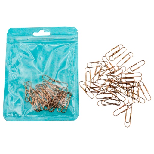 [PA2069] CLIP DE PAPEL COLOR COBRE EN BLISTER 28MM [PAC3542]