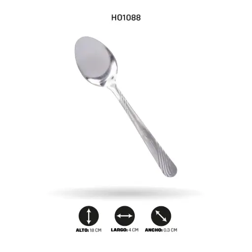 [HO1088] CUCHARA x12 [PAC3333]