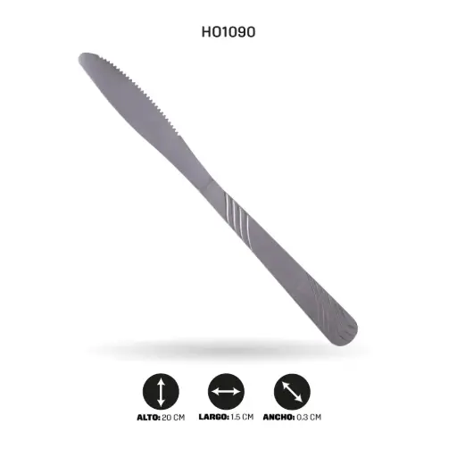 [HO1090] CUCHILLO x 6 UND [PAC3335]