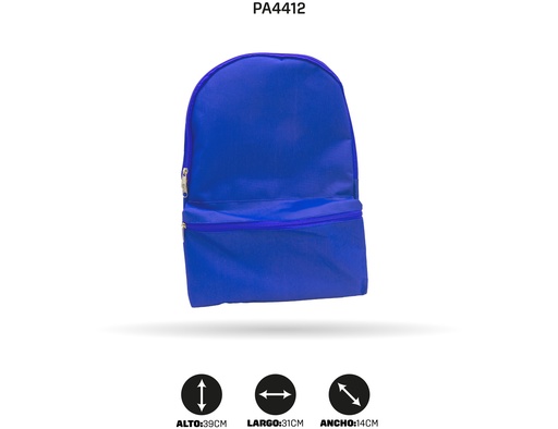 [PA4402] MALETIN UNICOLOR AZUL REY