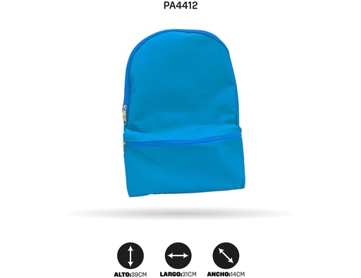 [PA4403] MALETIN UNICOLOR AZUL CLARO