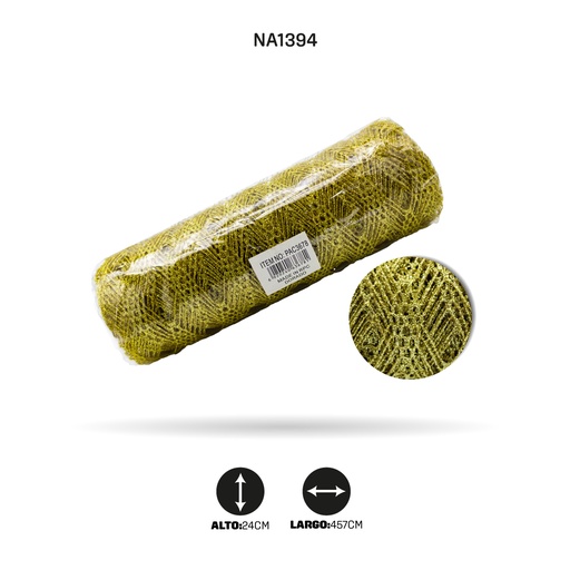 [NA1394] MALLA ESCARCHA DORADO [PAC3678]