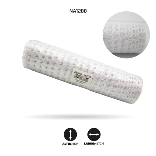[NA1288] MALLA ESCARCHA BLANCA [PAC3734]