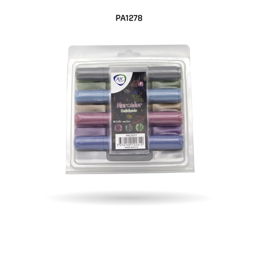 [PA1278] MARCADOR AHROYAL COLOR METALIZADO x8 [PAC3577]