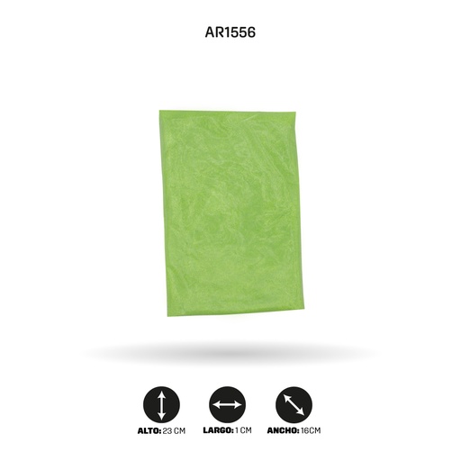 [AR1556] ESCARCHA COLOR VERDE TORNASOL X LIBRA [PAC4457]