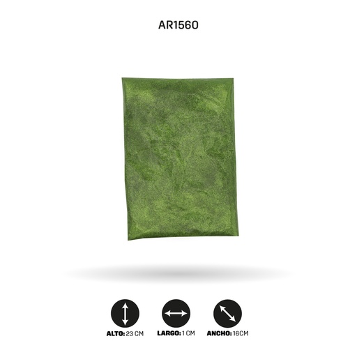 [AR1560] ESCARCHA COLOR VERDE MANZANA 8011 X LIBRA [PAC5135]