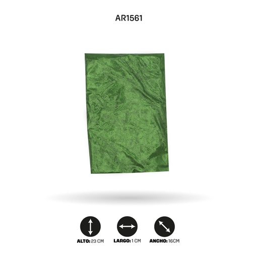 [AR1561] ESCARCHA COLOR VERDE PASTO X LIBRA [PAC5136]