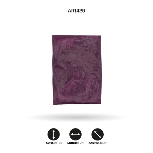 [AR1429] ESCARCHA COLOR FUCSIA OSCURA 8009 X LIBRA [PAC5142]