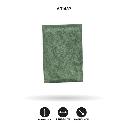 [AR1432] ESCARCHA COLOR VERDE PINO X LIBRA [PAC5145]