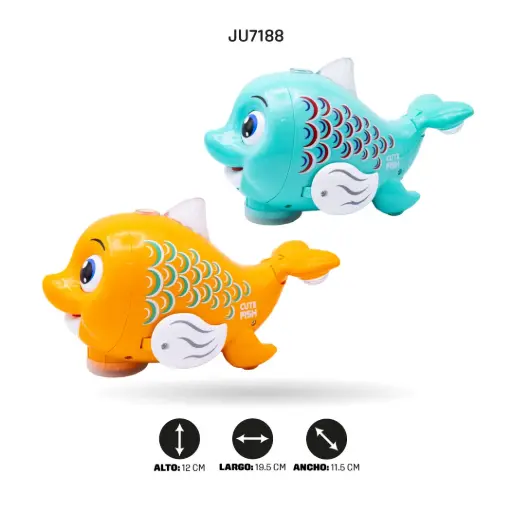 [JU7188] PEZ BOLA FLOTANTE CON LUZ Y SONIDO [FW338-1A]