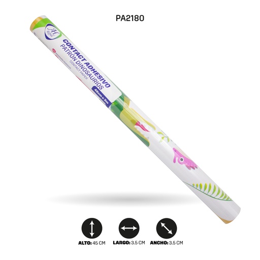 [PA2180] PAPEL CONTAC AH ROYAL 3M DINOSAURIO 59061 [PAC5451]