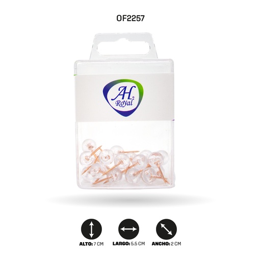 [OF2257] CHINCHON CABEZA REDONDA  AH ROYAL BLISTER ACRILICO  [4406-2257]