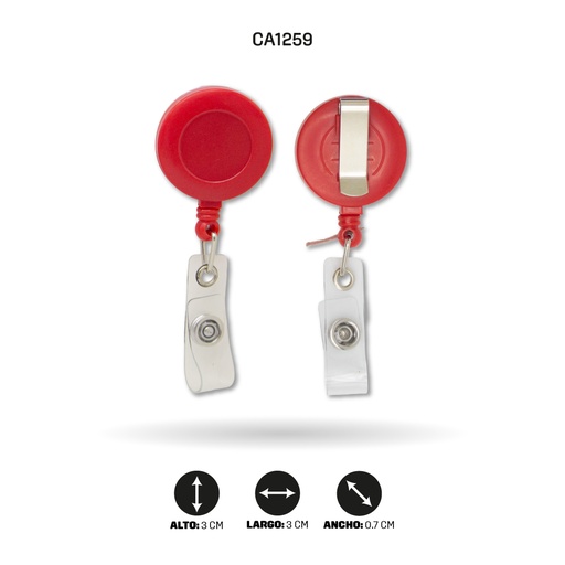 [CA1258] YOYO PARA ESCARAPELA ROJO [PAC5484]