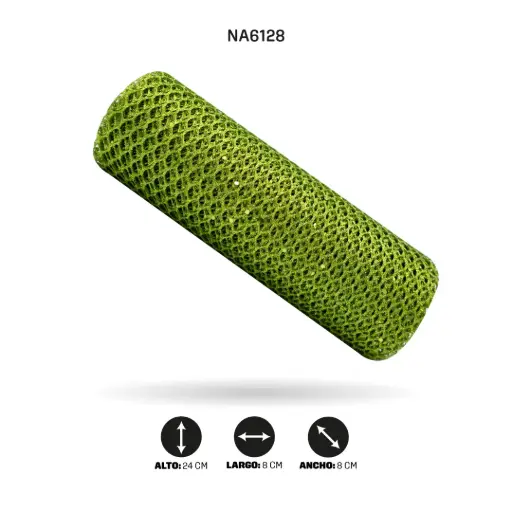 [NA6128] MALLA 24 cm x 5y VERDE MANZANA [PAC5028]