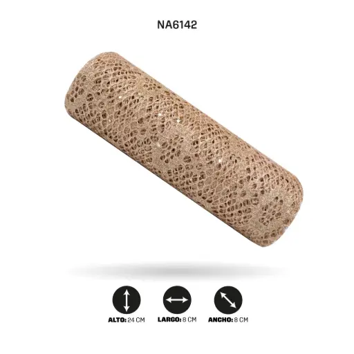 [NA6142] MALLA 24cm x 5y CHAMPAN CÁLIDO [PAC5060]