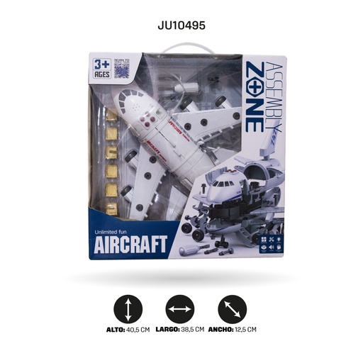 [JU10495] AVION 747 DIDACTICO DESARMABLE DE FRICCION [YW9089]