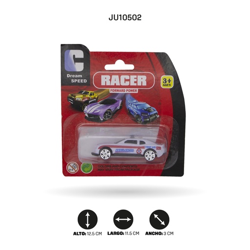 [JU10502] AMBULANCIA DE RUEDAS LIBRES [900-20]