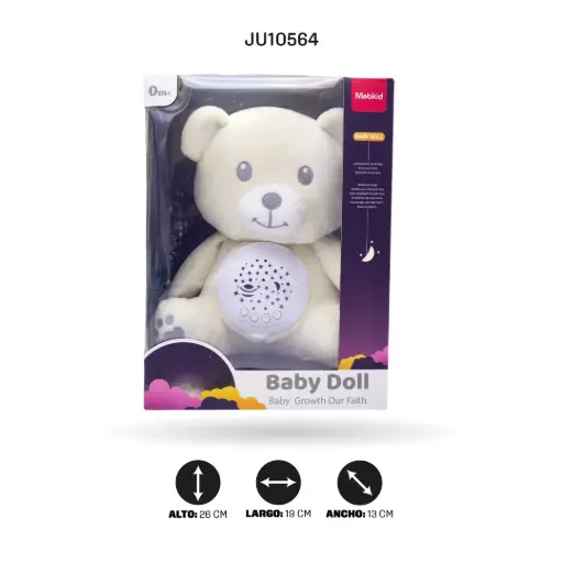 [JU10564] Peluche Oso Polar - Muñeco Suave Abrazable JU10564 [MBQ662-3A]