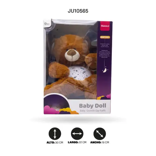 [JU10565] Peluche Oso Pardo - Muñeco Bosque Suave Abrazable JU10565 [MBQ661-13A]