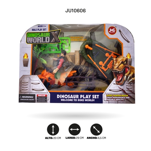 [JU10606] SET CAZADOR DE DINOSAURIOS [C2-1]