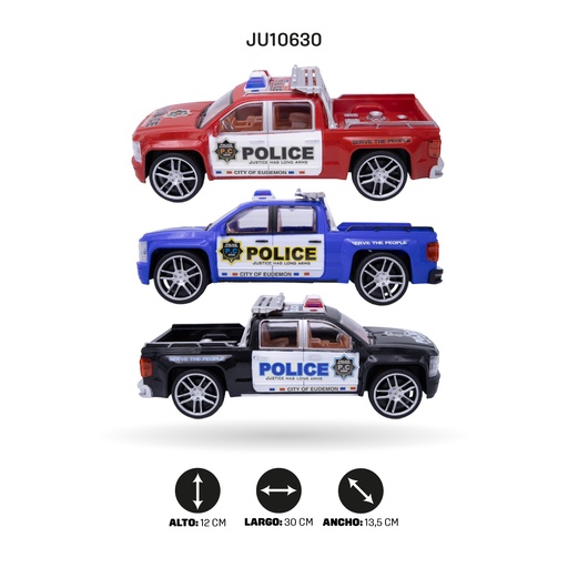 [JU10630] CAMIONETA DE POLICÍA A  FRICCIÓN [9238]