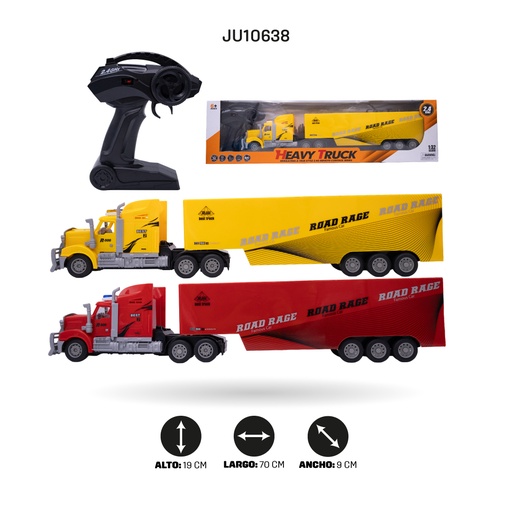 [JU10638] TRACTOR DE CONTROL DE RADIO DE CUATRO VÍAS CON CABLE USB [2.4G9070-25F