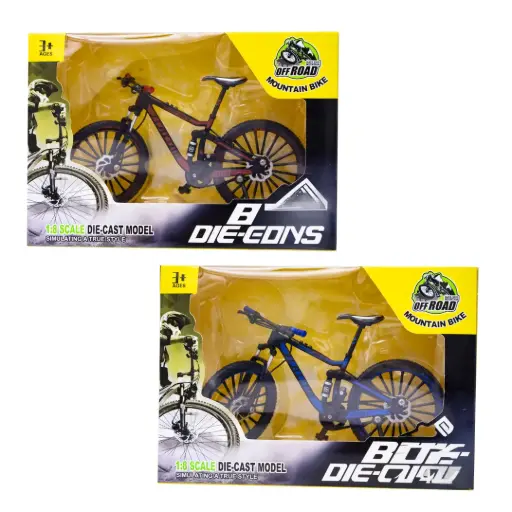 [JU10682] BICICLETA TODO TERRENO CON AMORTIGUADOR ESC. 1:8 [338]