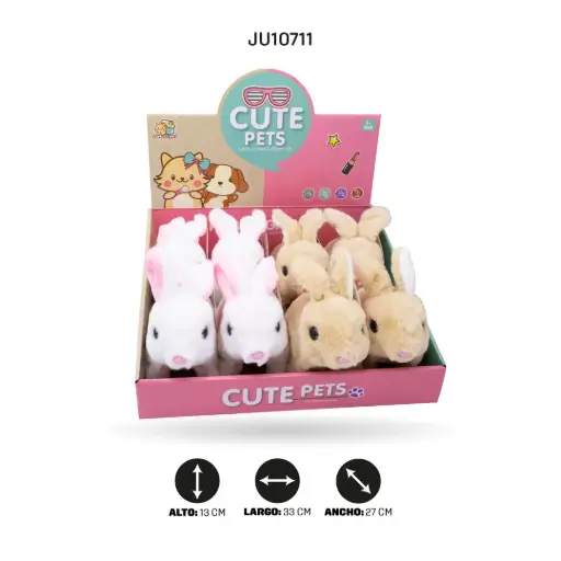 [JU10711] CONEJO DE PELUCHE CON MOVIMIENTO [8832-31]