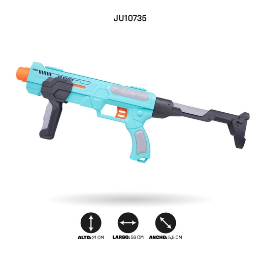 [JU10735] JUEGO RIFLE DE JUGUETE CON DARDOS BLANDOS Y PING-PONG  [YL-302]